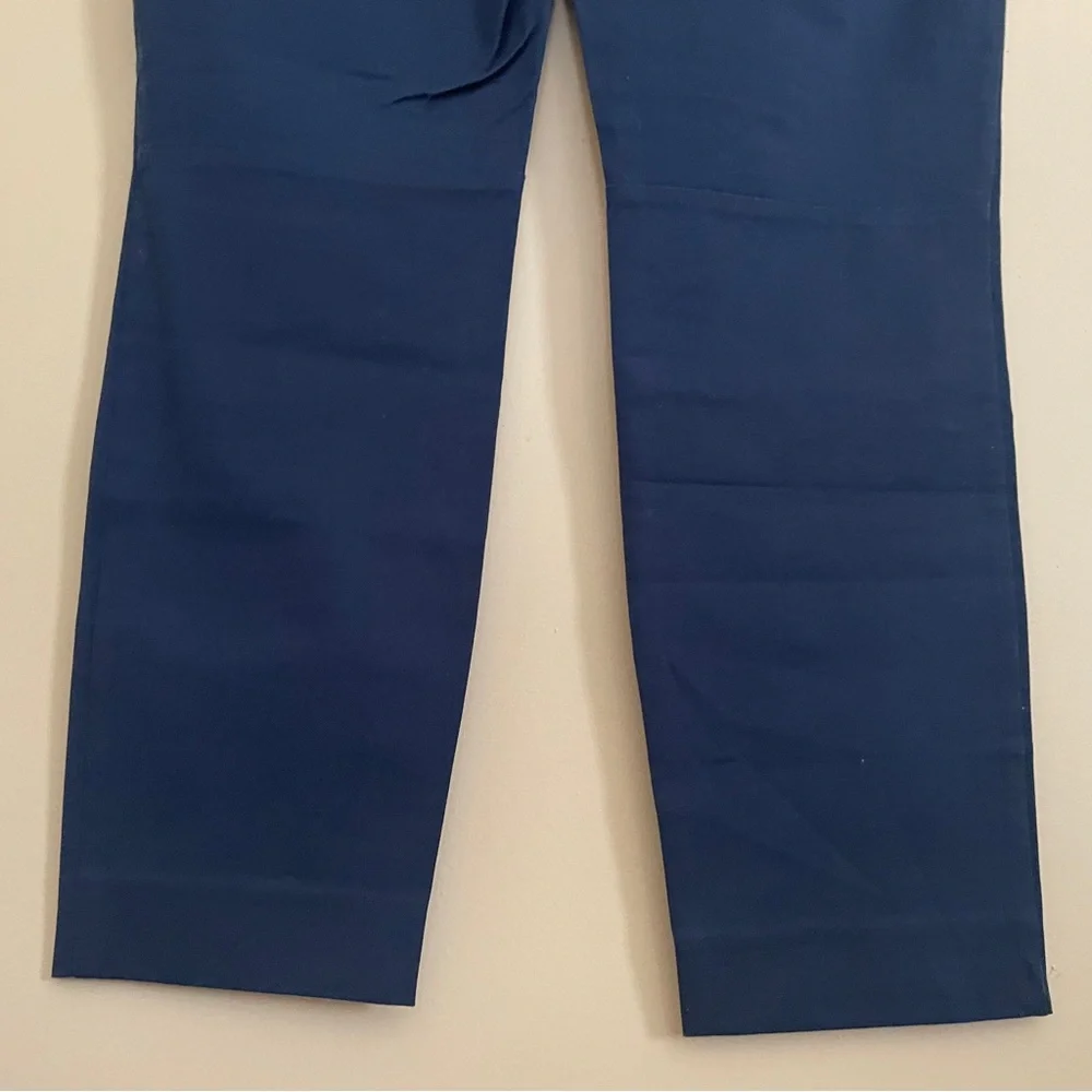 J. Crew Navy Blue Winnie Crop Ankle Pants Size 8 Office Stretch NWT H5159